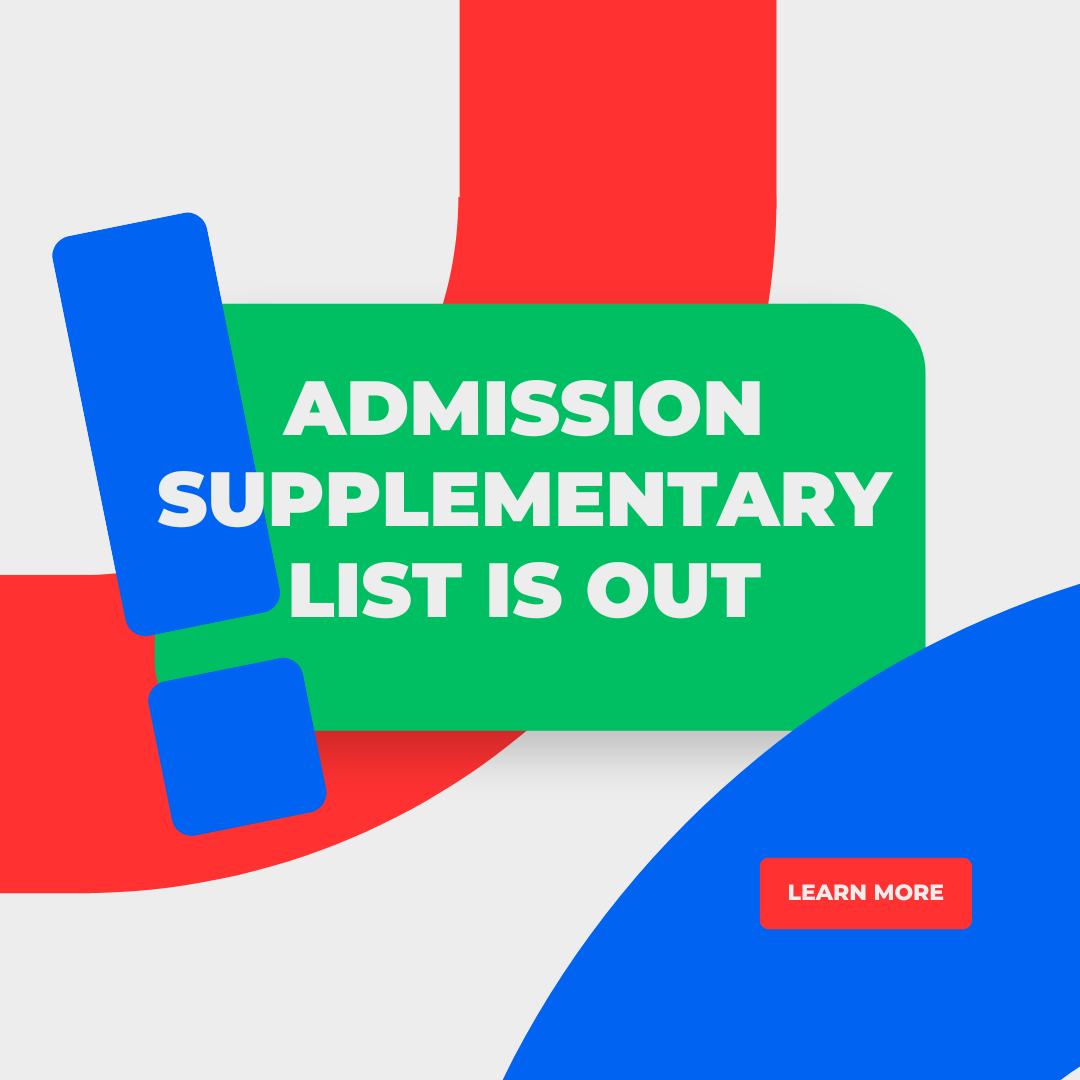 2024/2025 Admission SUPPLEMENTARY List is out